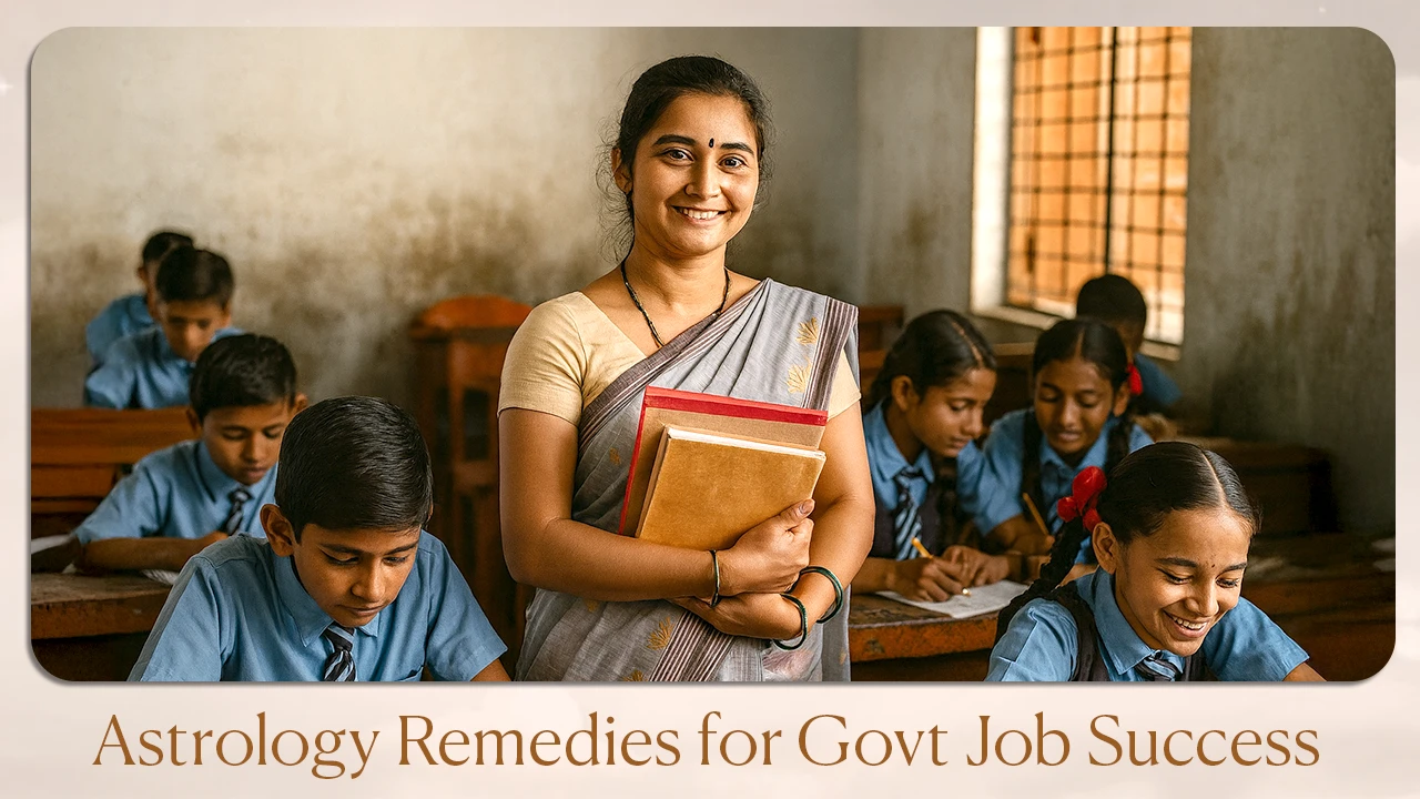 Astrology Remedies for Govt Job Success
